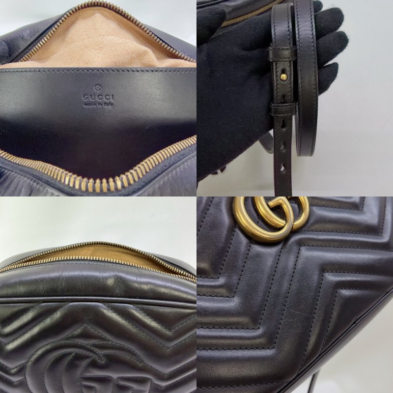 GUCCI GG Marmont拉鍊相機包-6