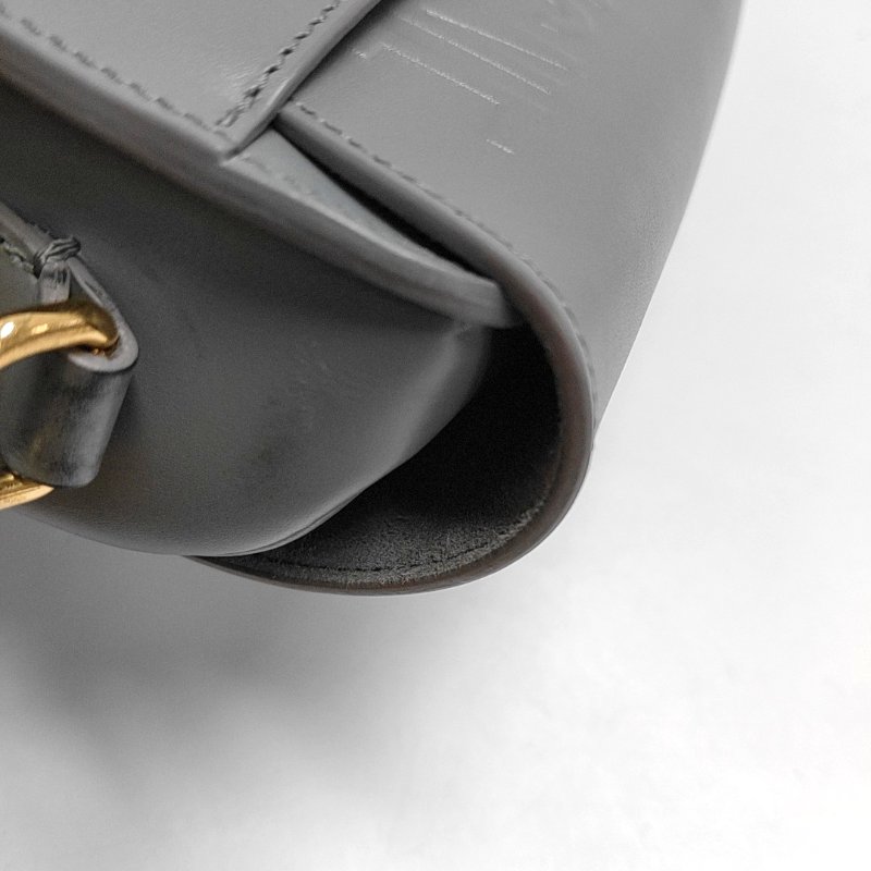 DIOR Bobby 中號藍色牛皮單肩包手提包斜挎包金色五金可拆卸肩帶-14