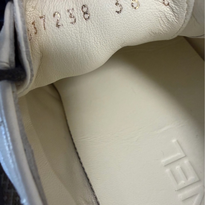 Chanel香奈兒黑白拼色厚底系帶鞋 38碼 99新-6