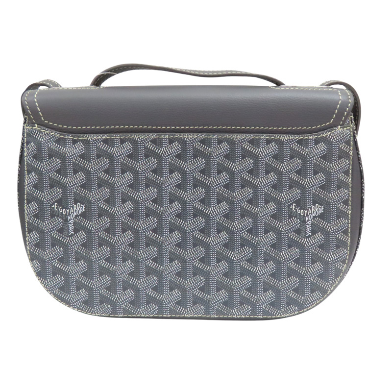 灰色 Goyardine 帆布 233 PM 肩背包【GOYARD 高雅德】-1