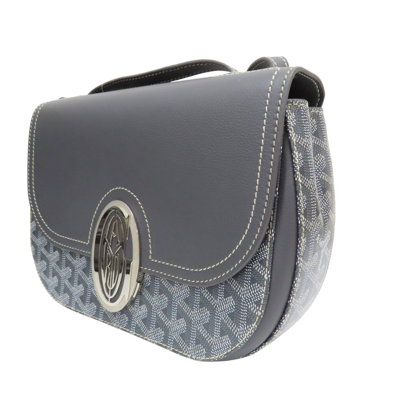 灰色 Goyardine 帆布 233 PM 肩背包【GOYARD 高雅德】-2