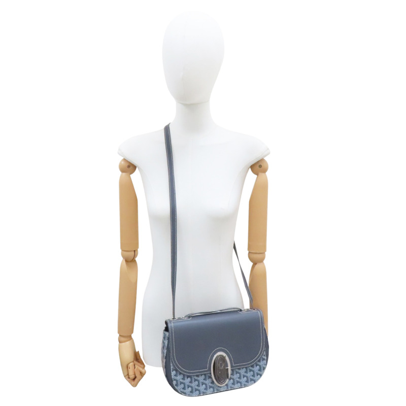 灰色 Goyardine 帆布 233 PM 肩背包【GOYARD 高雅德】-6