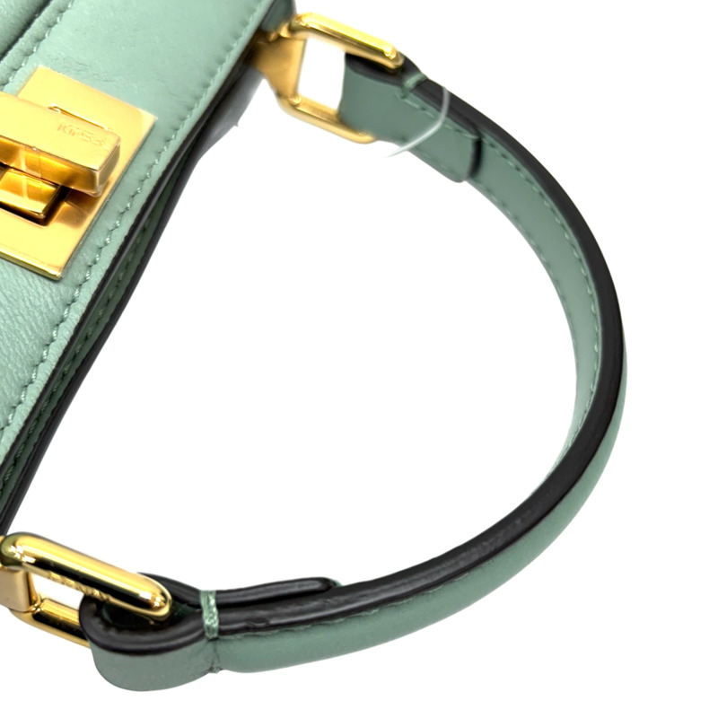 綠色 羊皮 Petite Peekaboo ISeeU 兩用包【FENDI 芬迪】 8BN335-9