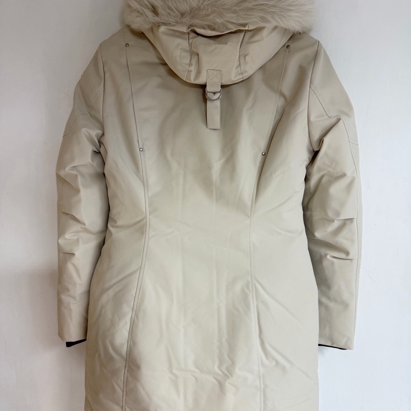 促銷品 Moose Knuckles -Cloud 女款 連帽羽絨服 黑色/米白色 S M-3