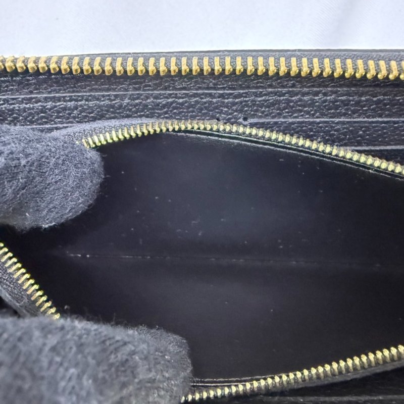 LV Clemence窄版壓花長夾-5