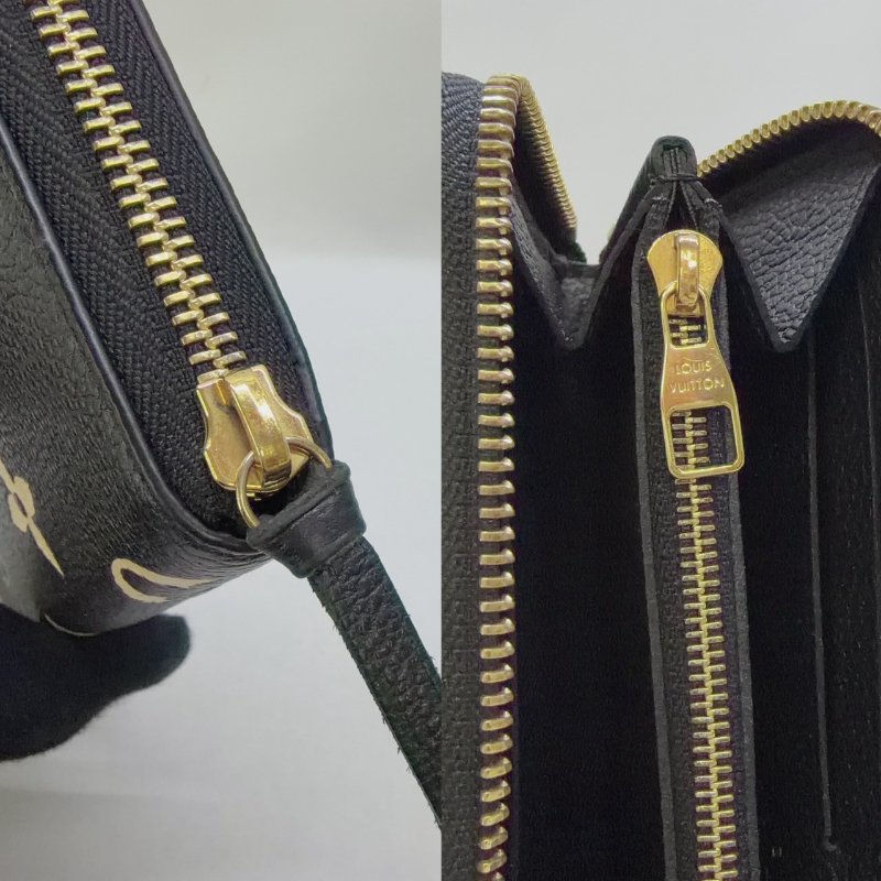 LV Clemence窄版壓花長夾-6