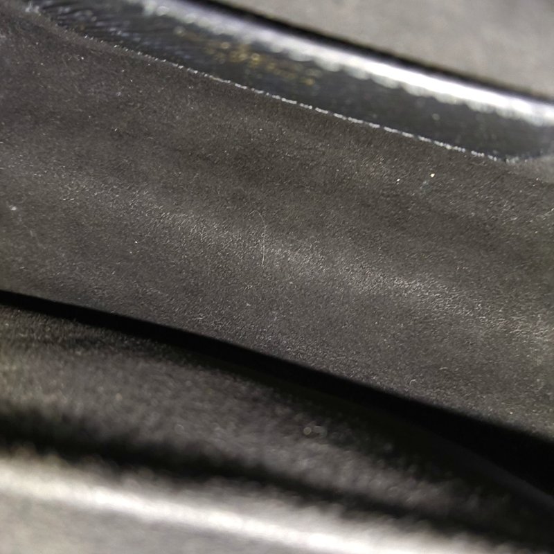 LOUIS VUITTON TWIST中號黑色EPI牛皮水波紋斜挎包單肩包金色五金-13