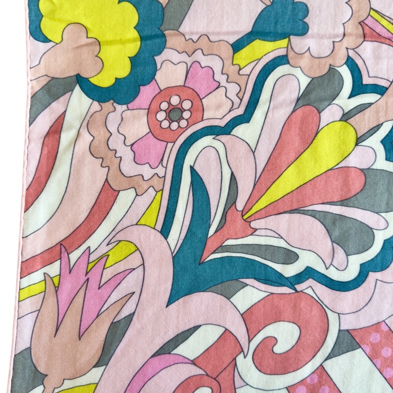 HERMES Faubourg Rainbow shawl 140 福寶大道的彩虹 羊絨 圍巾-6