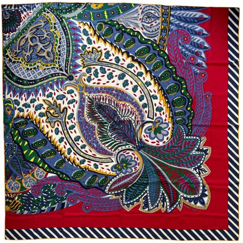 HERMES shawl 140 羊絨 圍巾