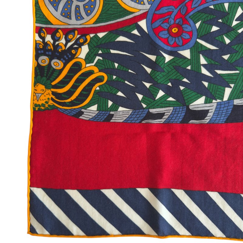 HERMES shawl 140 羊絨 圍巾-2