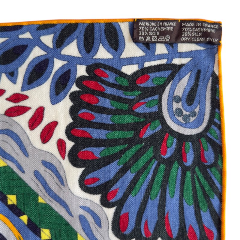 HERMES shawl 140 羊絨 圍巾-4