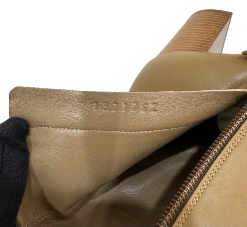 Hermès Kelly扣焦糖色短靴 EU37.5-4