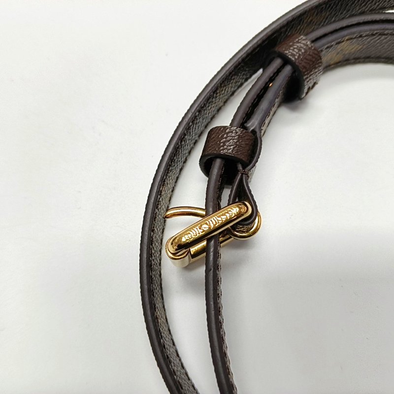 LOUIS VUITTON METIS中號棕色塗層帆布老花郵差包單肩包手提包斜挎包金色五金可拆卸肩帶-15