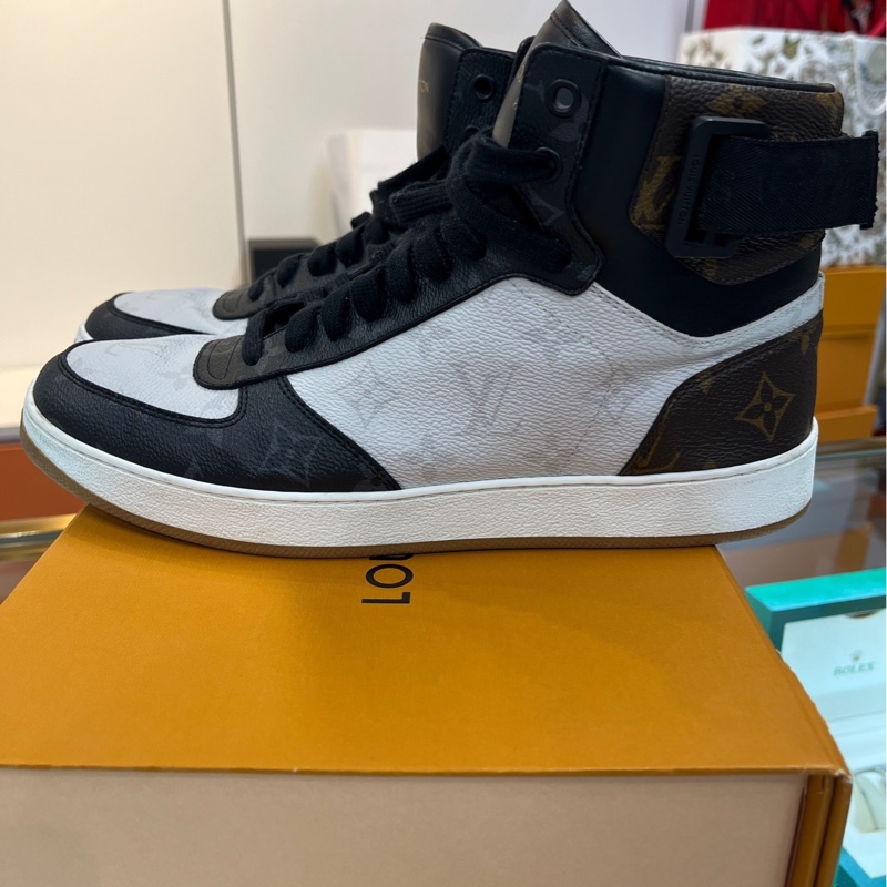 98新 LV/路易威登/老花拼接板鞋 41碼-0