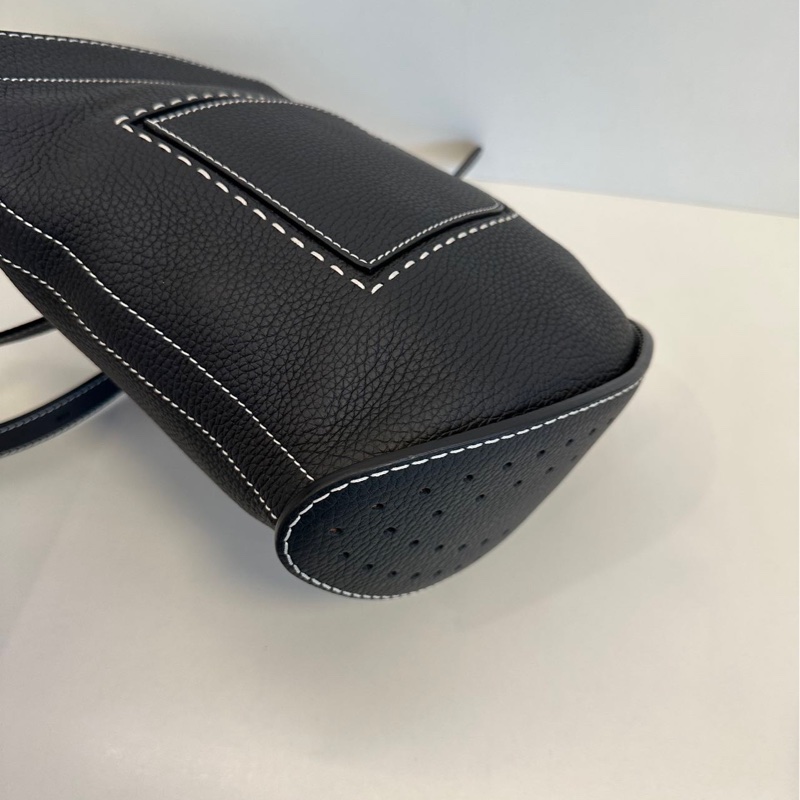 Delvaux daily pin 黑色白綫-13