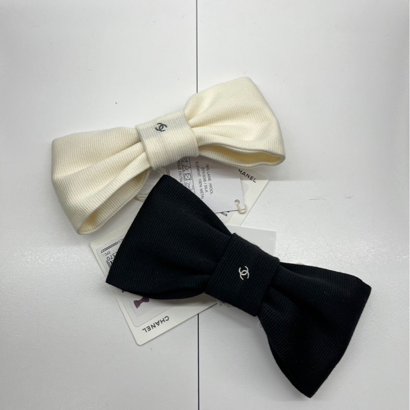 Chanel 25A蝴蝶結髮夾-4