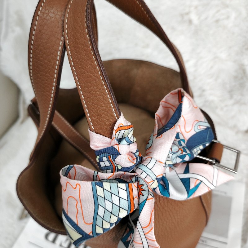 Hermès Picotin18 金棕色銀扣 tc皮 T刻-4