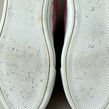 LV/路易威登 白粉滿印系帶休閒鞋 36碼 95新 品相不錯 YLP3296-7