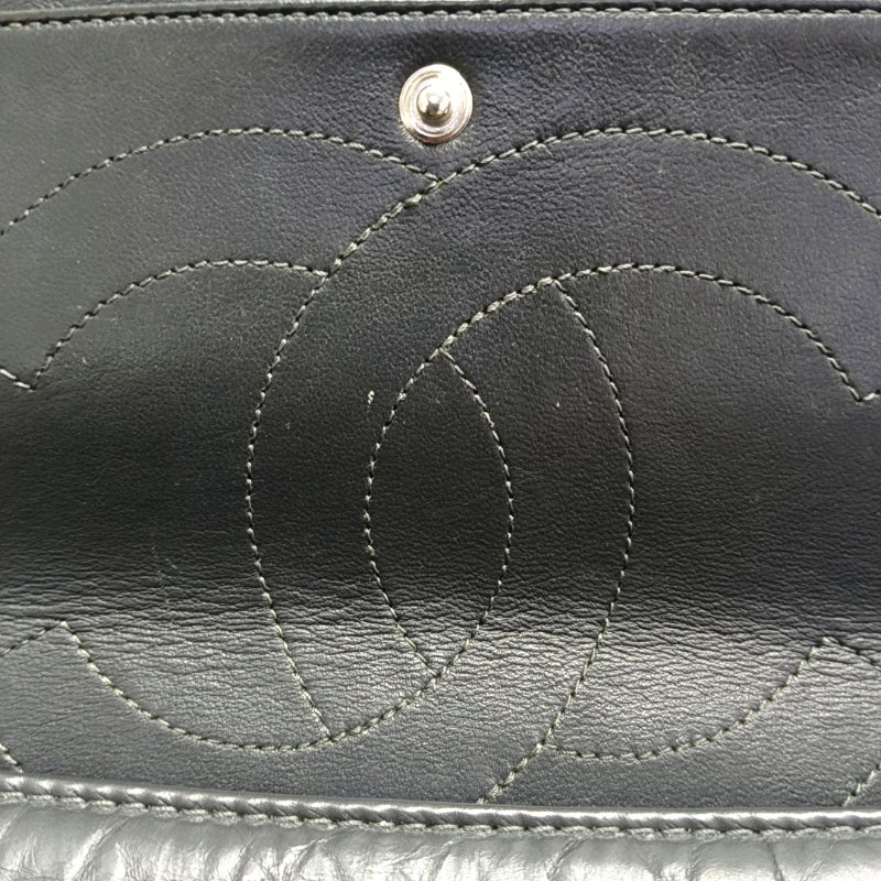 CHANEL 2.55  Maxi 超大號灰色牛皮菱格紋絎縫單肩包釕色五金16開-8