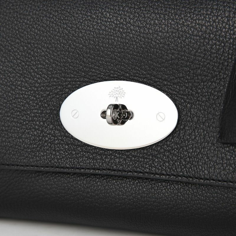 MULBERRY 莉莉中型黑色單肩包-7