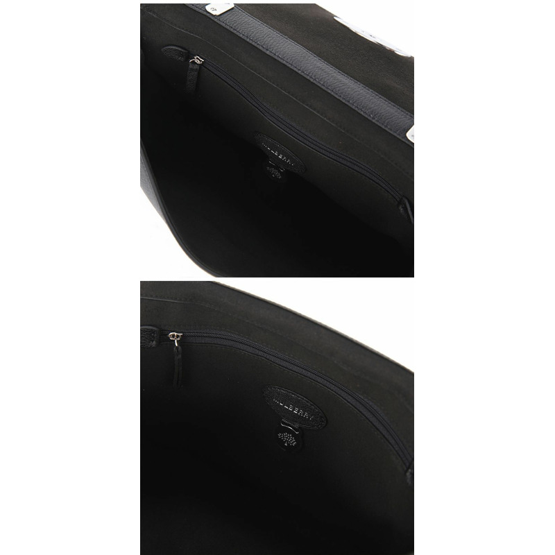 MULBERRY 莉莉中型黑色單肩包-8