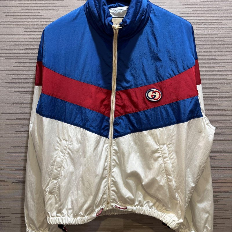 💎Han's house精品服飾💎GUCCI 風衣 外套 連帽 可藏-0