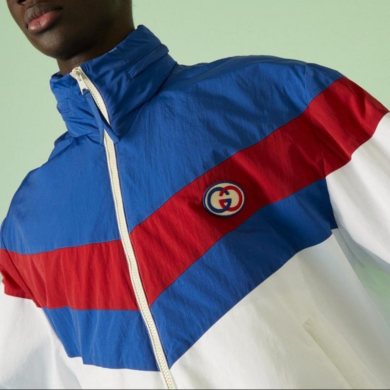 💎Han's house精品服飾💎GUCCI 風衣 外套 連帽 可藏-8