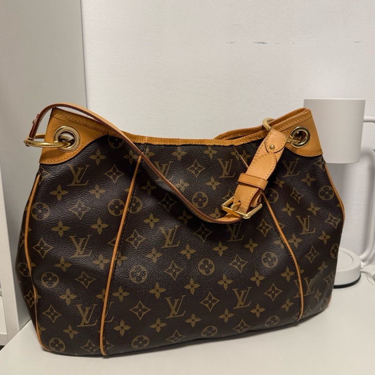 LV Louis Vuitton 南瓜包 Galliera Monogram 老花肩背包-6