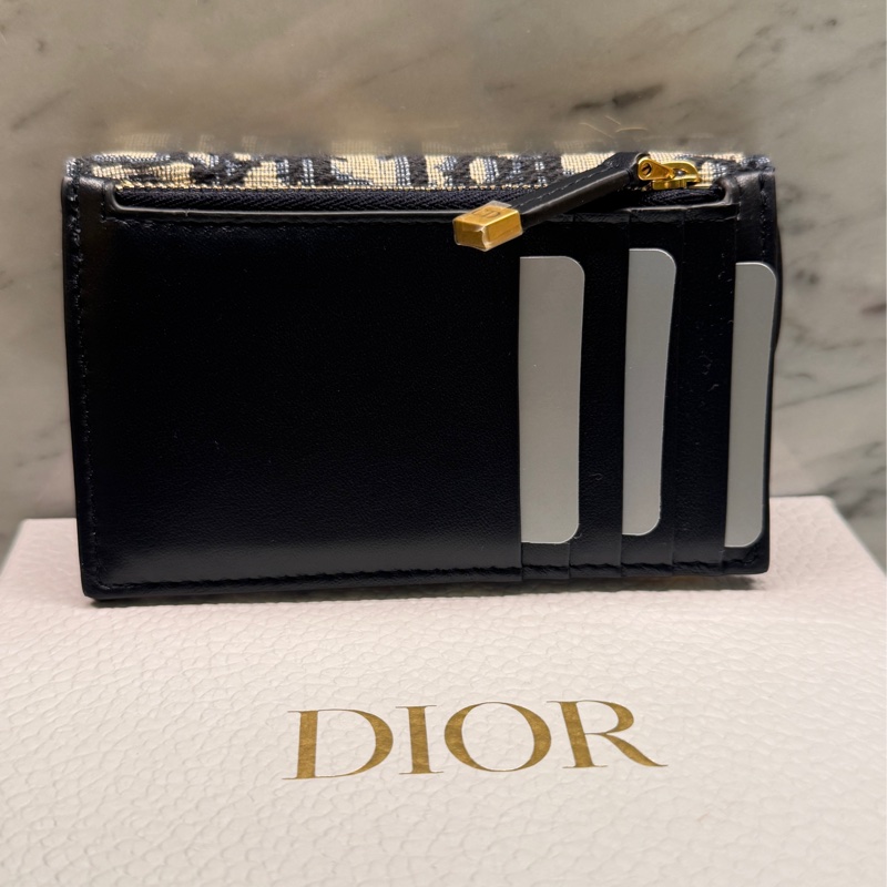 Dior Saddle Cosmos 拉鍊卡夾-1