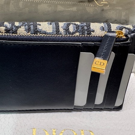 Dior Saddle Cosmos 拉鍊卡夾-3