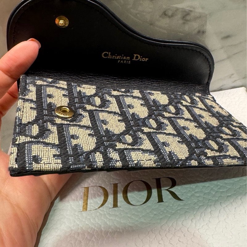 Dior Saddle Cosmos 拉鍊卡夾-6