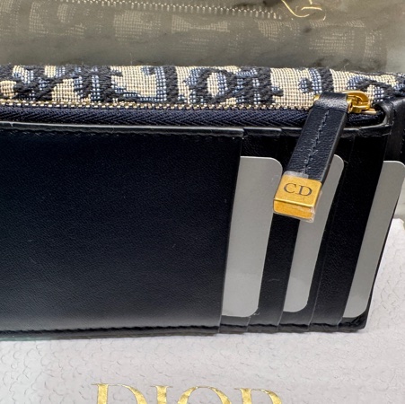 Dior Saddle Cosmos 拉鍊卡夾-10