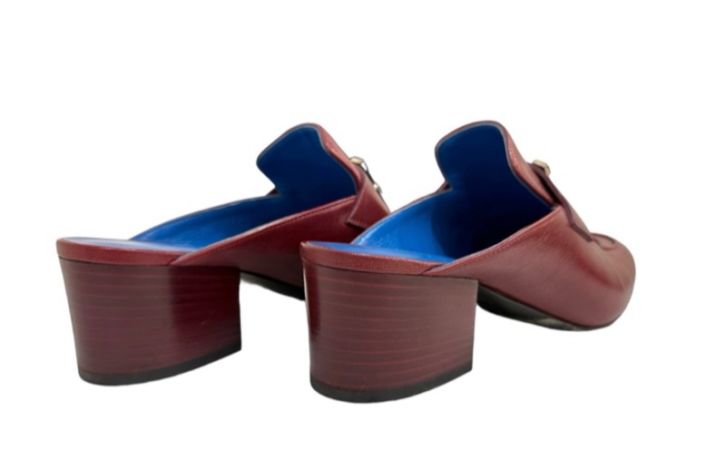 Hermès H銀扣穆勒鞋 EU37.5-4