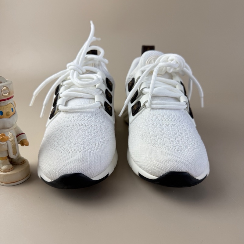 LV/路易威登 白棕老花系帶休閒鞋 36.5碼 95新 品相不錯 YLP4245-1