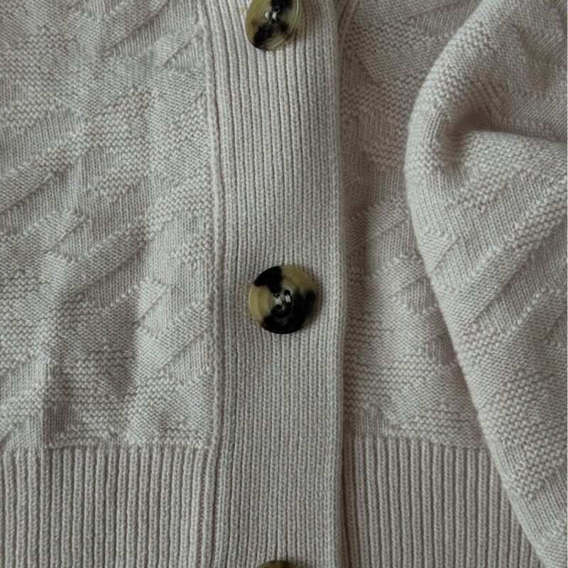 98新Hermes愛馬仕 淡粉色羊絨外套 38碼 042635-2