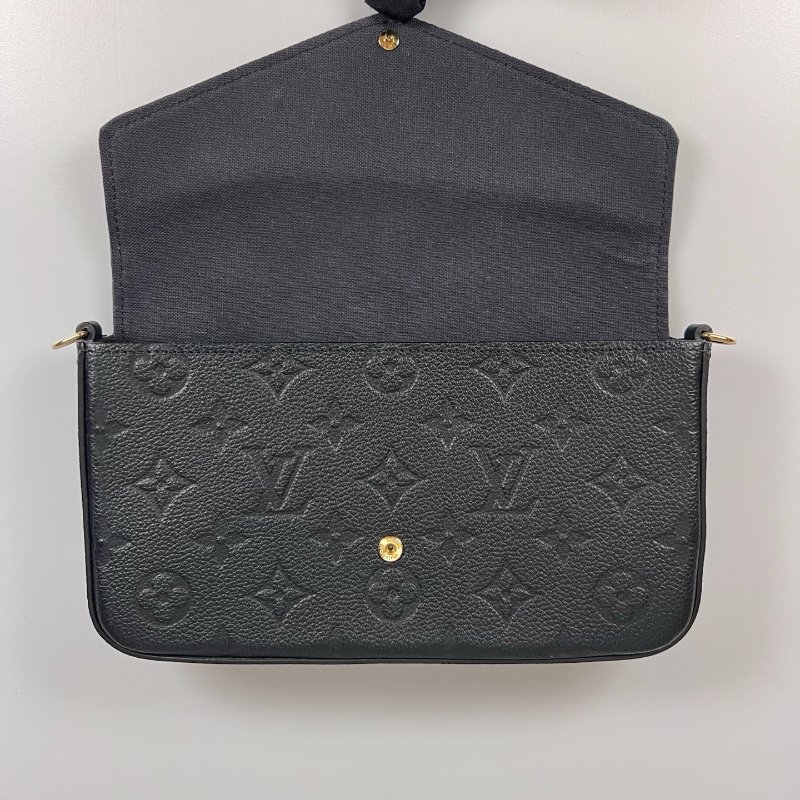 LV M64064/晶片款 黑皮革三合一包-5