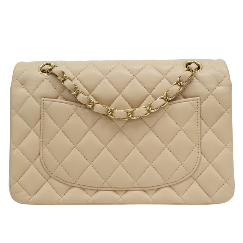 杏色 菱格紋 羊皮 COCO 23 鍊帶 肩背包 金扣【CHANEL 香奈兒】 A01113-1