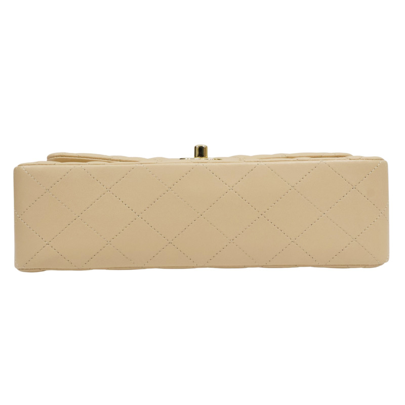 杏色 菱格紋 羊皮 COCO 23 鍊帶 肩背包 金扣【CHANEL 香奈兒】 A01113-3