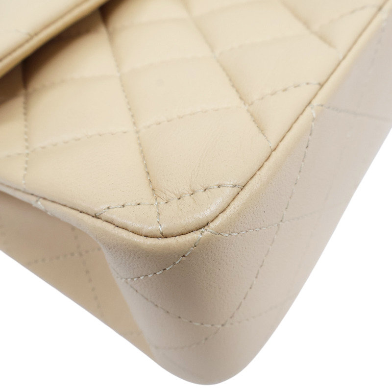 杏色 菱格紋 羊皮 COCO 23 鍊帶 肩背包 金扣【CHANEL 香奈兒】 A01113-9