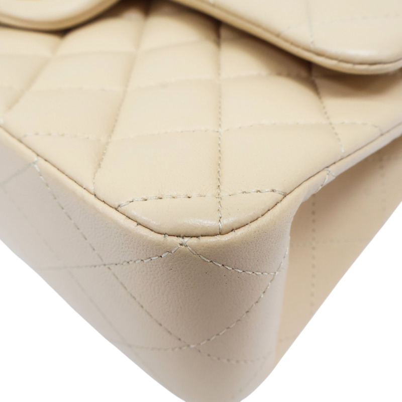 杏色 菱格紋 羊皮 COCO 23 鍊帶 肩背包 金扣【CHANEL 香奈兒】 A01113-10