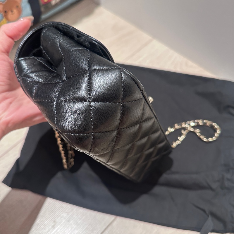 Chanel CF 鑽石提把 芯片款-11