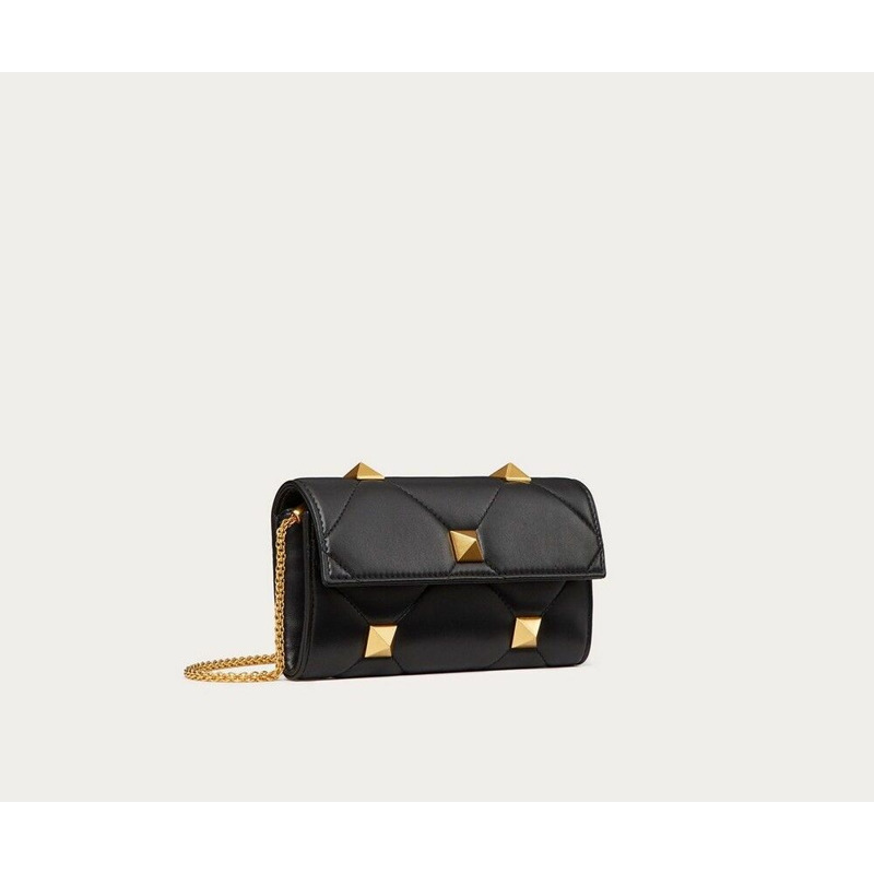 VALENTINO 羅馬鉚釘錢包-3