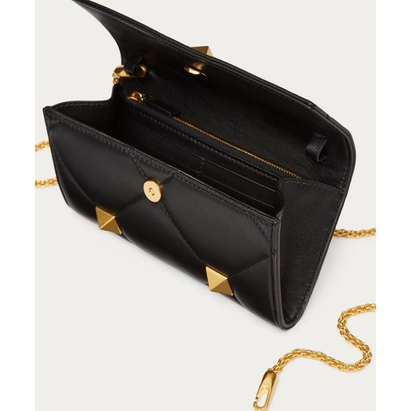 VALENTINO 羅馬鉚釘錢包-5