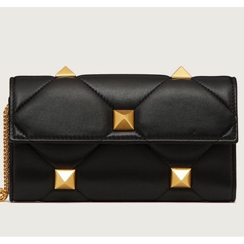 VALENTINO 羅馬鉚釘錢包-8