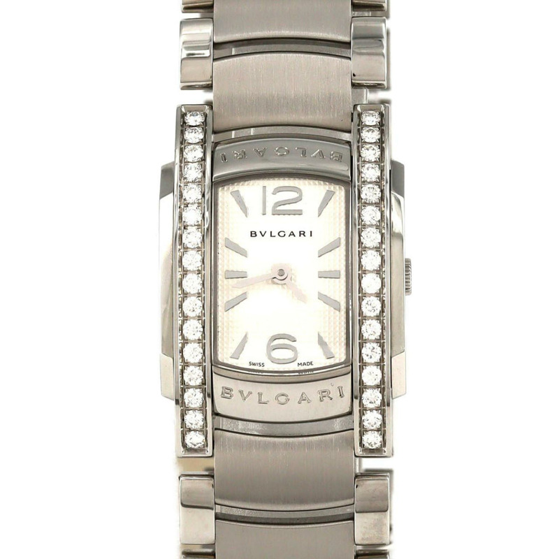 寶格麗 Assioma D AA35S AA35C6SDS 不鏽鋼石英錶-0