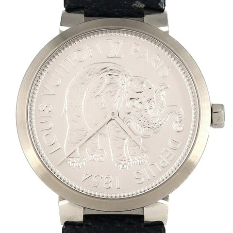 路易威登 Tambour Slim Q2D07 不銹鋼石英錶