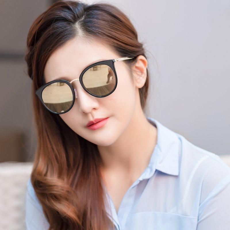 Moschino小熊太陽眼鏡(水銀面)-4