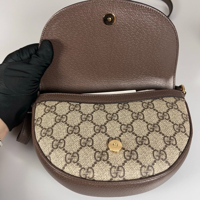 GUCCI 757309  老花肩背包-5