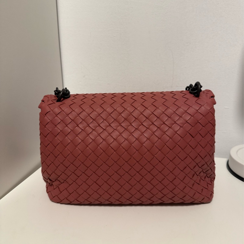 BV Bottega Veneta編織 肩背包 斜背包 兩用包 含隨身鏡-7