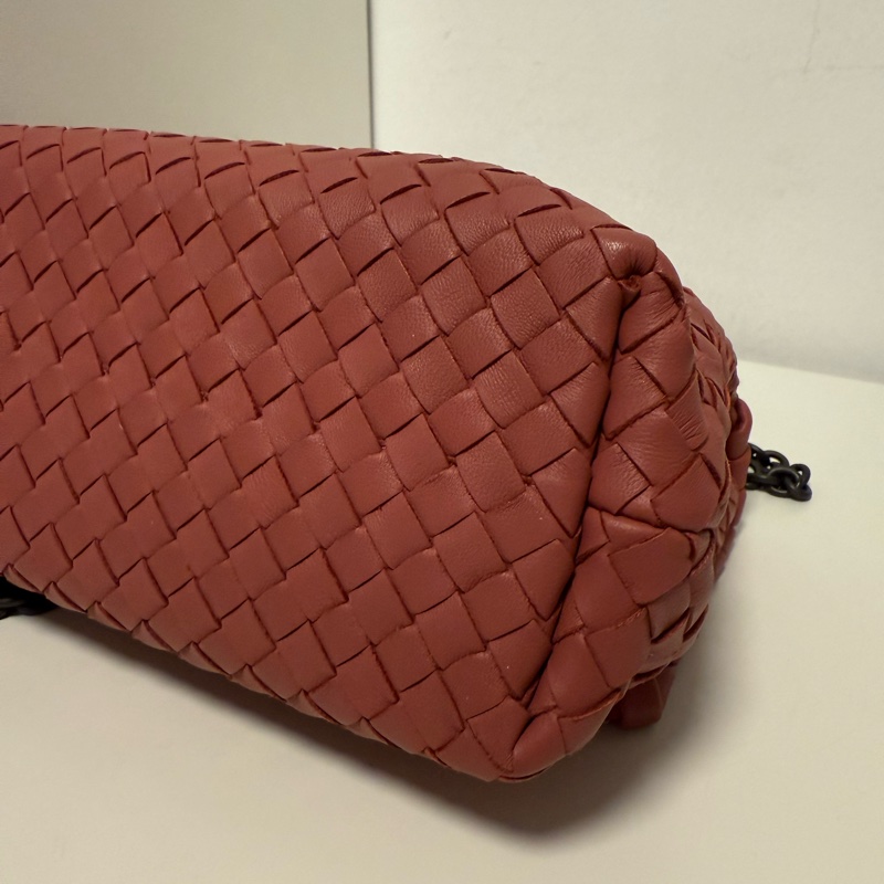 BV Bottega Veneta編織 肩背包 斜背包 兩用包 含隨身鏡-10
